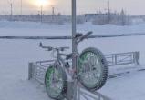 Что мне снег, что мне зной: в Ноябрьске мужчина шокировал горожан велосипедной прогулкой (ВИДЕО)