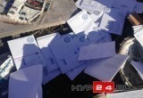 Житель Нового Уренгоя нашел в лесу ящики выброшенных документов (ФОТО, ВИДЕО)