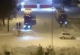 В Муравленко запечатлели экстремала на сноуборде (ВИДЕО)