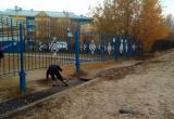 В Муравленко дети прорыли подкоп, чтобы попасть на школьный стадион (ФОТО)