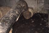 В Надыме затопило подвал дома (ФОТО)