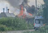 В Салехарде сгорело здание возле котельной «Салехардэнерго» (ФОТО)