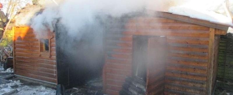 В ямальском селе Горки сгорела баня 