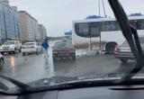 В Ноябрьске легковушка врезалась в рейсовый автобус