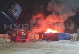В Новом Уренгое сгорел бытовой вагончик (ФОТО, ВИДЕО) 