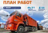 График уборки, дорожного ремонта и других работ в Новом Уренгое на 2 июня