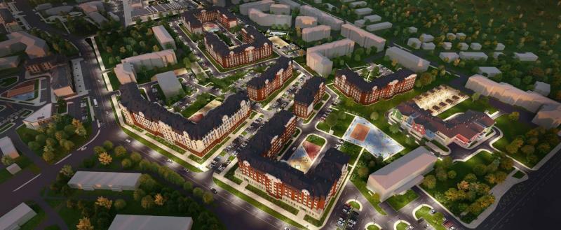 дизайн-макет будущего микрорайона Юбилейный в Тарко-Сале с сайта Правительства ЯНАО